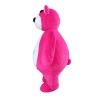 Fat Rose Red Bear Mascot Costume