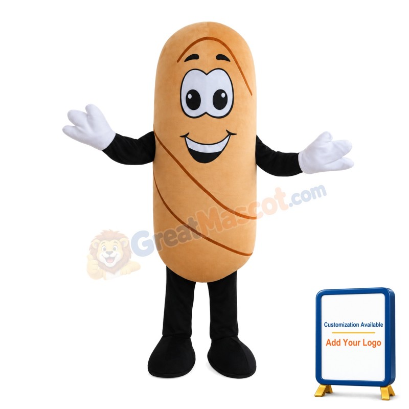 For Outdoor Event Long Loaf Mascot Costume
