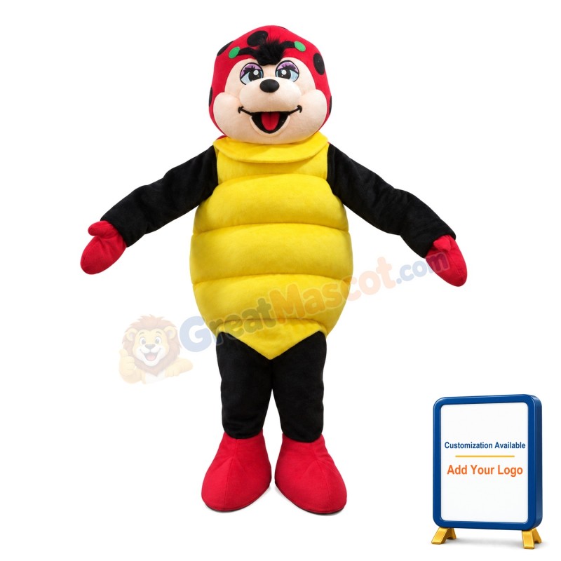 Large Colorful Ladybug Mascot Costume