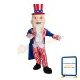 Uncle Sam With Striped Set Mascot Costume