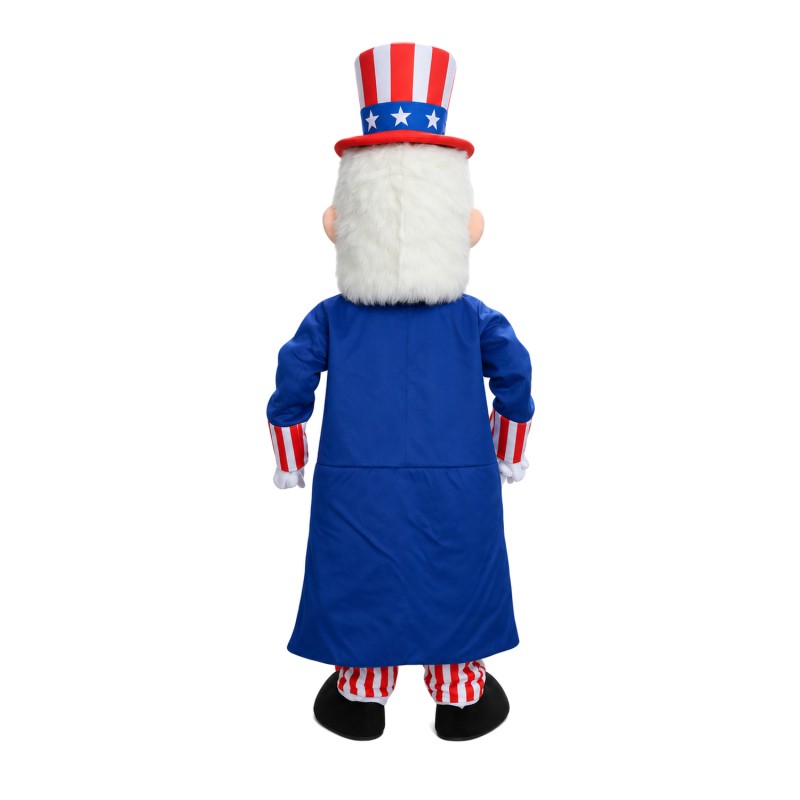 Uncle Sam With Striped Set Mascot Costume