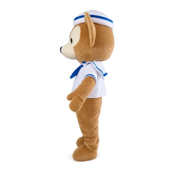 Teddy Bear With Sailor Suit And Hat Mascot Costume