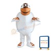 Slow Cartoon Brown & White Turtle Mascot Costume