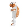 Slow Cartoon Brown & White Turtle Mascot Costume