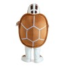 Slow Cartoon Brown & White Turtle Mascot Costume