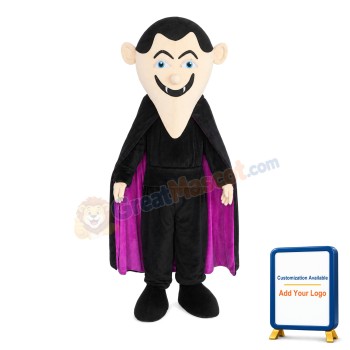 Evil Old Witch With Cloak Mascot Costume