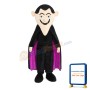 Evil Old Witch With Cloak Mascot Costume