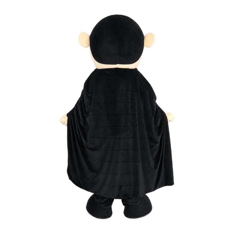 Evil Old Witch With Cloak Mascot Costume