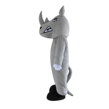 Soft Lovely Grey Rhino Mascot Costume