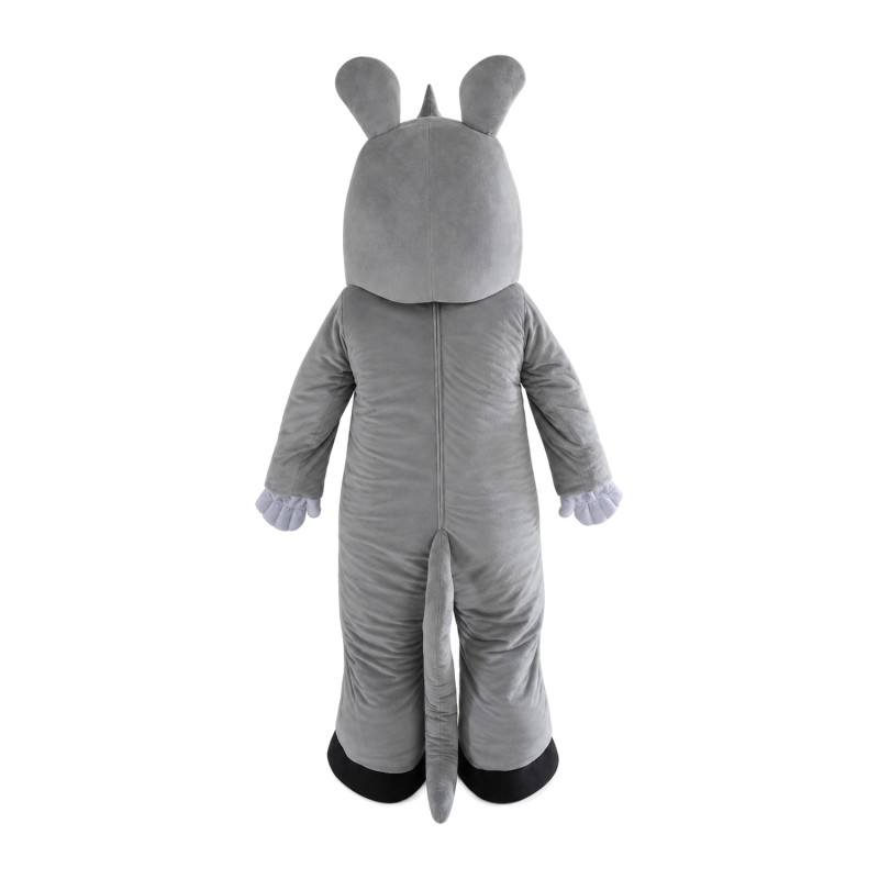 Soft Lovely Grey Rhino Mascot Costume