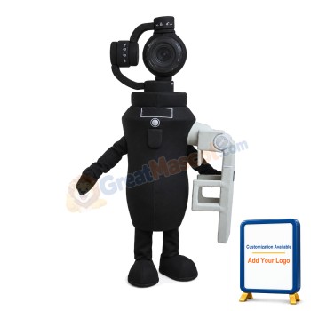 Cartoon Black Digital Camera Mascot Costume