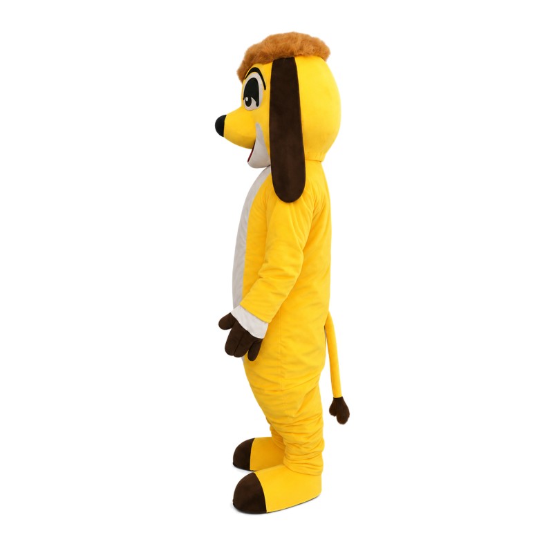 Little Yellow Lion Mascot Costume