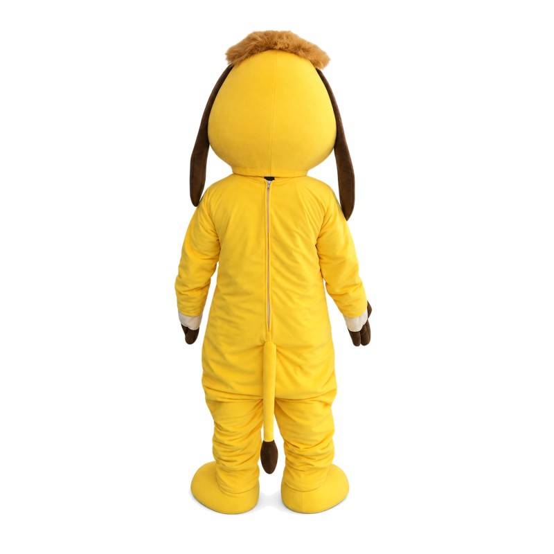 Little Yellow Lion Mascot Costume