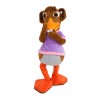 Clownish Buck Teeth Duck Mascot Costume