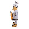 Brave Soldier With Shield Mascot Costume