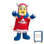 Fighting Soldier With Red Tabard Mascot Costume
