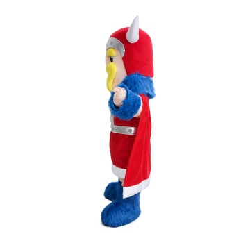 Fighting Soldier With Red Tabard Mascot Costume