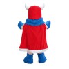 Fighting Soldier With Red Tabard Mascot Costume