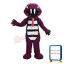 Scary Purple Phtyon Mascot Costume