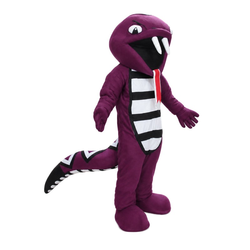 Scary Purple Phtyon Mascot Costume