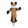 Unisex Furry Brown & White Dog Mascot Costume