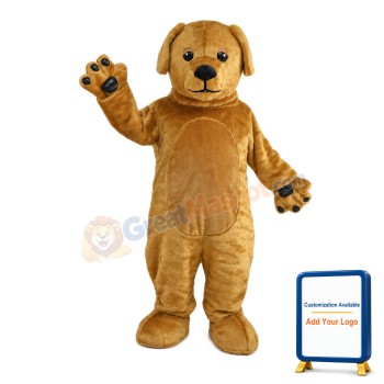 Lovely Soft Brown Dog Mascot Costume
