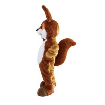 Friendly Brown Fox Mascot Costume
