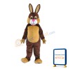 Hot Sale Tall Brown Rabbit Mascot Costume