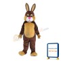 Hot Sale Tall Brown Rabbit Mascot Costume
