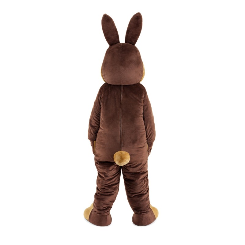 Hot Sale Tall Brown Rabbit Mascot Costume