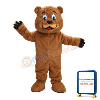 Brown Bear Mascot Costume