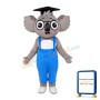 Bachelor Koala With Blue Rompers Mascot Costume
