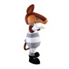 One-eared Groundhog With Grey Set Mascot Costume