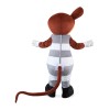 One-eared Groundhog With Grey Set Mascot Costume