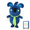Naughty Grey Blue Koala With Green Tape Mascot Costume
