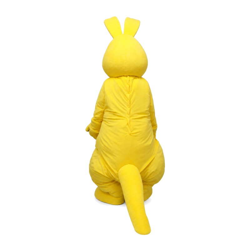 Long Nose Yellow Kangaroo Mascot Costume