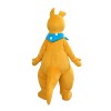 Yellow Kangaroo Mother And Little Baby Mascot Costume