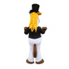 Gentleman Horse With Tuxedo And Bowler Hat Mascot Costume