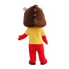 Happy Red Kid With Yellow Top Mascot Costume