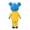 Figurative Kongfu Blue Koala Mascot Costume