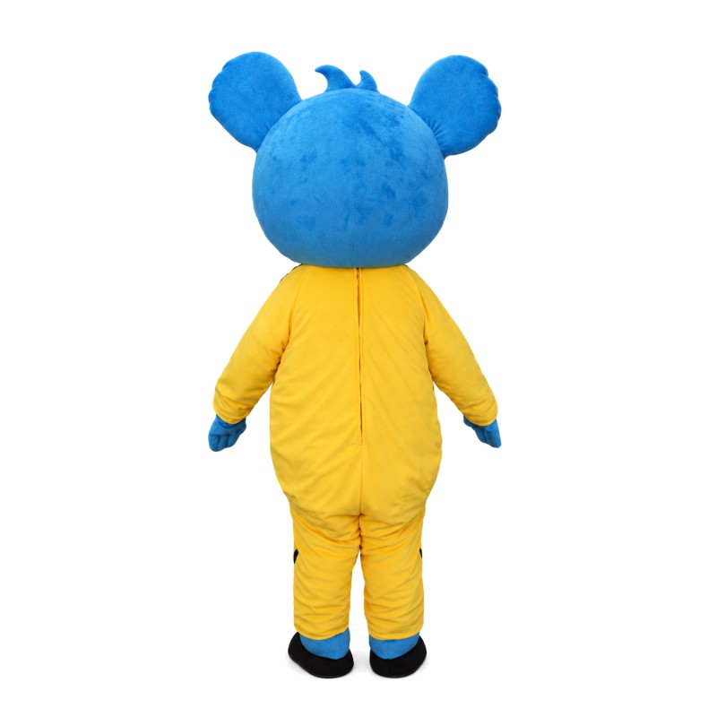 Figurative Kongfu Blue Koala Mascot Costume
