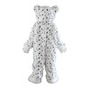 Adult Style Walking Design White Leopard Mascot Costume