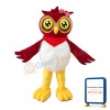 New Style Customized Owl With Pink Bow Mascot Costume