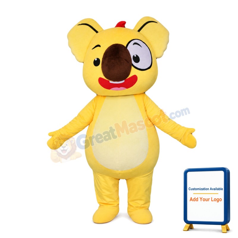 Special Yellow Koala Mascot Costume