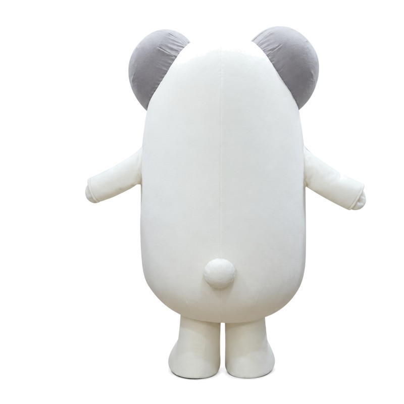Cartoon Very Cute White Gophers Mascot Costume