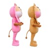 Advertising Customize Likable Brown Pink Lion Mascot Costume