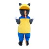 New Style Grey Pony Mascot Costume For Internal Anniversary