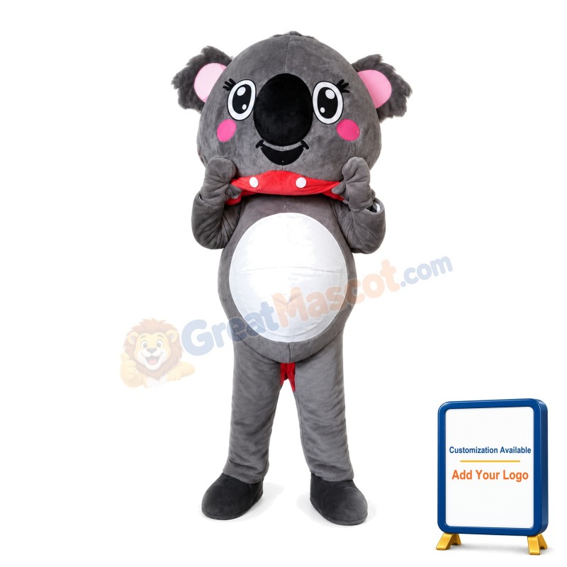 Advertising Promotion Lively Grey Koala Mascot Costume