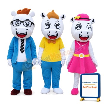 Harmonious Horse Family Mascot Costume