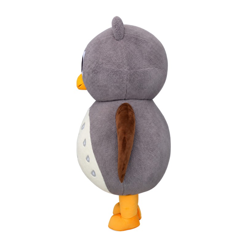 Classic Version Cartoon Grey Owl Mascot Costume